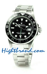 Rolex GMT Black Ceramic Green Hand Replica Watch 02