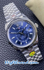 Rolex Sky Dweller Blue Dial Jubilee 42mm Swiss Noob Replica Watch 03