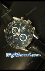 Tag Heuer Carrera Calibre 1887 Black Swiss Watch 09