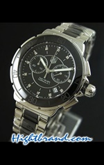 Tag Heuer Formula 1 Chronograph Black Ceramic Ladies 40mm Swiss Replica Watch 04