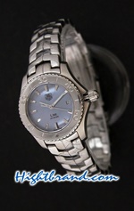 Tag Heuer Link Mother of Pearl Green Dial Ladies 26mm Swiss Replica Watch 05