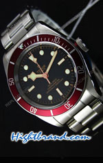 Tudor Heritage Black Bay Red Bezel Swiss Replica Watch 06