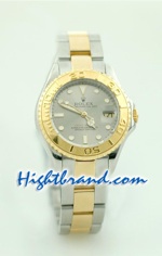 Rolex Yachtmaster Two Tone Ladies Size 8