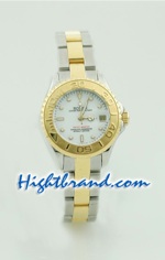 Rolex Yachtmaster Two Tone Ladies Size 9