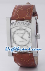 Bvlgari Assioma Leather Replica Watch 1