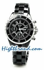 Chanel J12 Authentic Ceramic Chrono Ladies 1