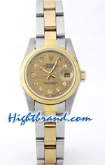 Rolex DateJust Two Tone Ladies - 28