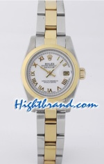 Rolex DateJust Two Tone Ladies - 30