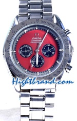 Omega Speedmaster Red Face