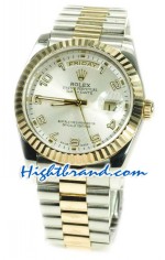 Rolex Day Date Two Tone Swiss Replica watch 05