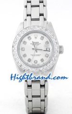 Rolex Replica Datejust Silver Ladies - Silver Face