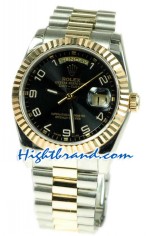 Rolex Day Date Two Tone Swiss Replica watch 09