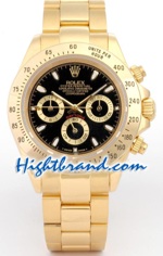 Rolex Daytona Gold Black Face 1