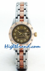 Rolex DateJust Two Tone Ladies - 22