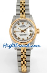 Rolex DateJust Two Tone Ladies - 17