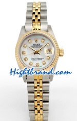 Rolex DateJust Two Tone Ladies - 13