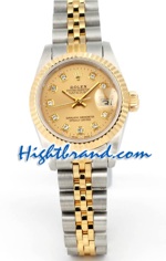 Rolex DateJust Two Tone Ladies - 12