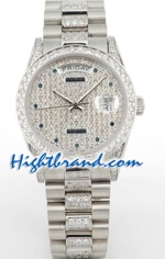 Rolex Day Date Diamond - 4