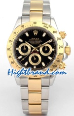 Rolex Daytona Two Tone Black Face - 1