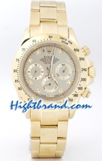 Rolex Replica Daytona Gold Diamond - 11