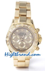 Rolex Replica Daytona Gold Diamond - 09