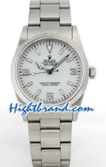 Rolex Explorer White Face Mens 06