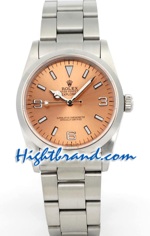 Rolex Explorer Pink Face Mens 04