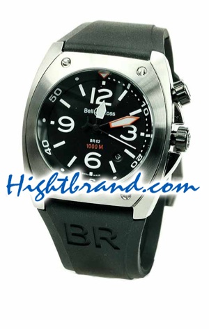 Bell and Ross BR 02 Steel Replica Watch 01