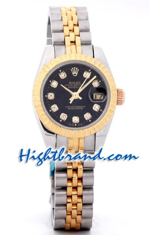 Rolex DateJust Two Tone Ladies - 021