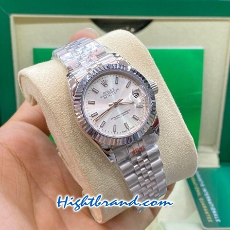 Rolex DateJust White Dial Jubilee 31mm Replica Watch 03