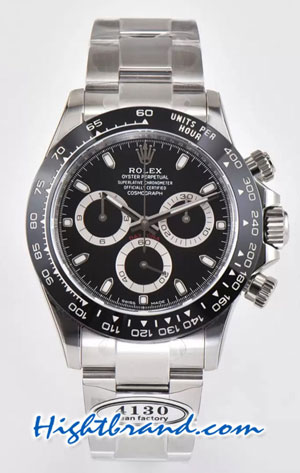 Rolex Daytona Ceramic Black Dial Swiss Clean Replica Watch 28