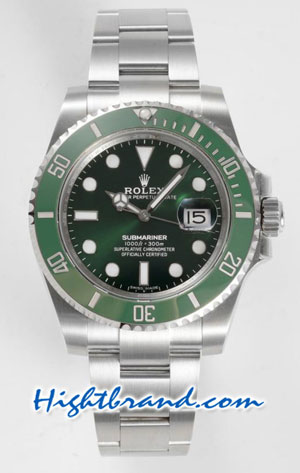 Rolex Submariner Ceramic Green Dial Hulk 41mm Swiss Model 3235 Noob Replica Watch 12