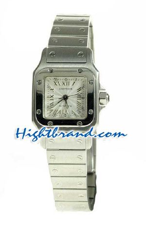 Cartier Santos Swiss Ladies Replica Watch 01